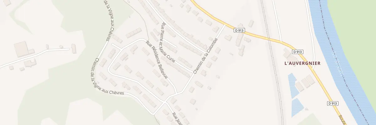 Plan du 5 Rue Pierre et Marie Curie à Argenton-sur-Creuse