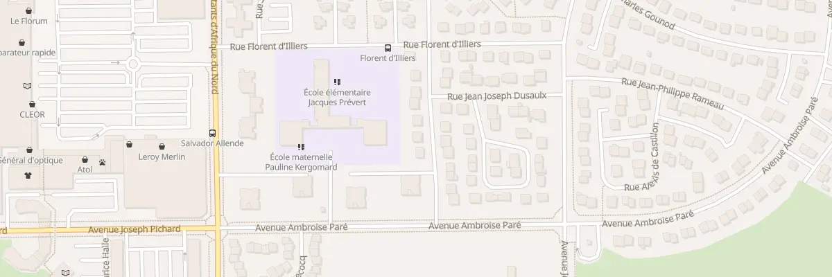 Plan du 3 Rue Saint Simon à Chartres