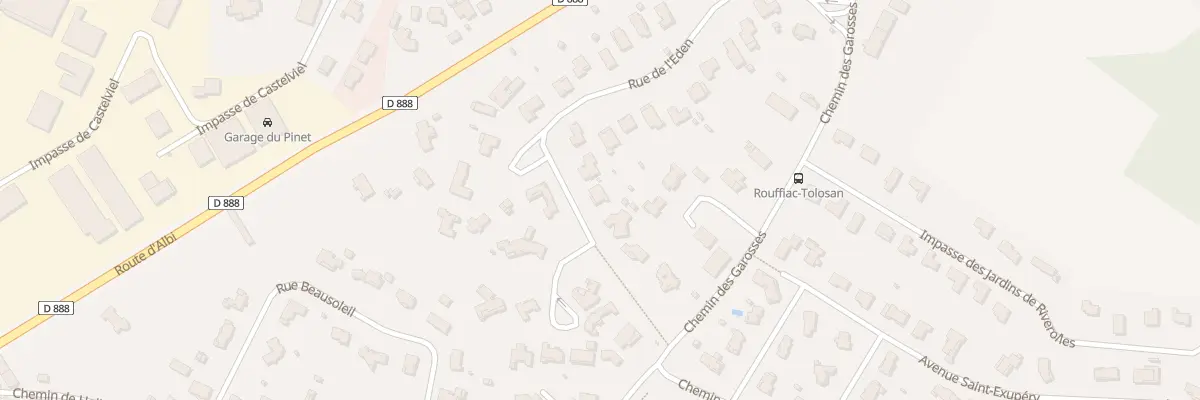Plan du 23 Rue de l’Eden à Rouffiac-Tolosan