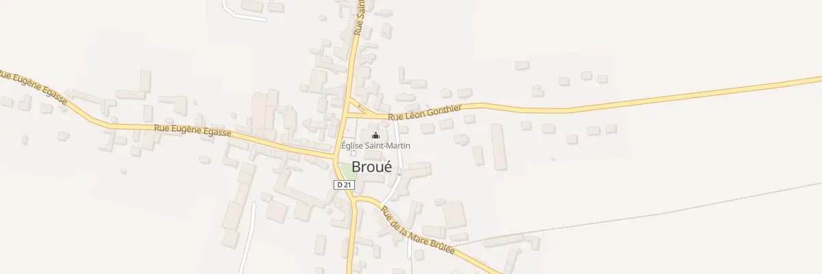 Plan du 1 Rue Frédéric Dagron à Broué