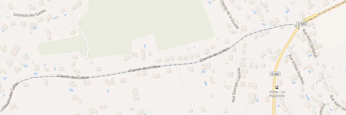 Plan du 32 Che Des Cretes à Ussac