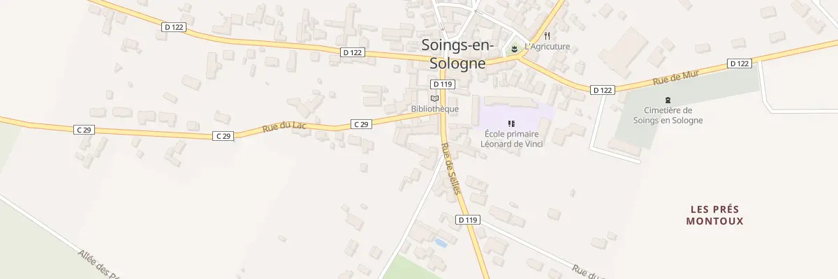 Plan du 8 Rue de Selles à Soings-en-Sologne