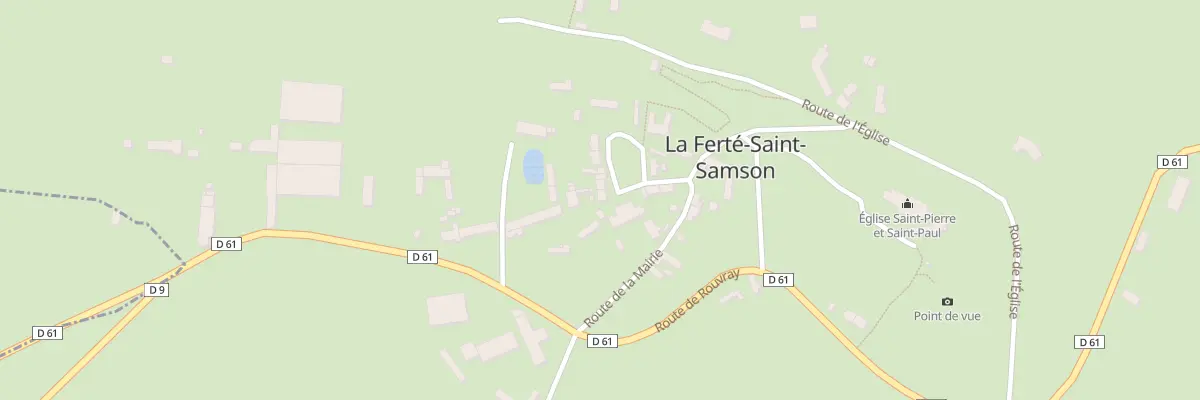 Plan du 5127 Le Village à La Ferté-Saint-Samson