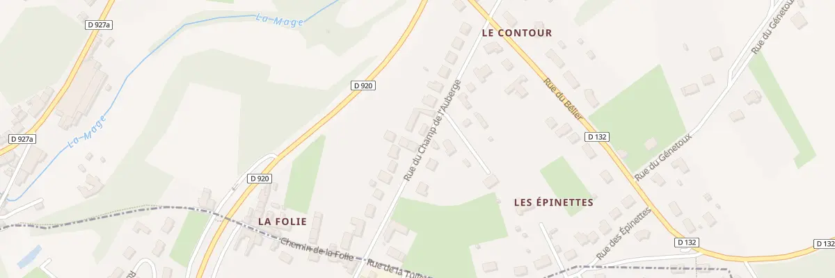 Plan du 14B Rue du Champ de l’Auberge à Saint-Marcel