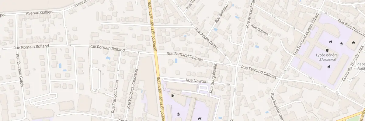 Plan du 45 Rue Fernand Delmas à Brive-la-Gaillarde