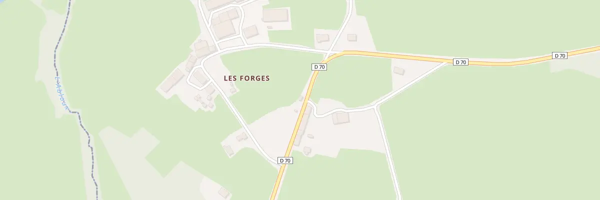 Plan du 5008 Les Forges à Bazelat