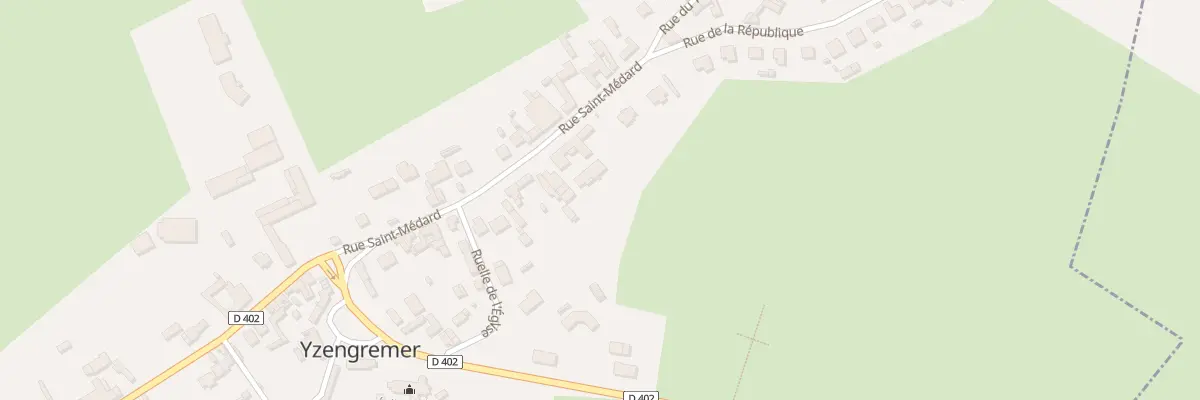 Plan du 30 Rue St Medard à Yzengremer