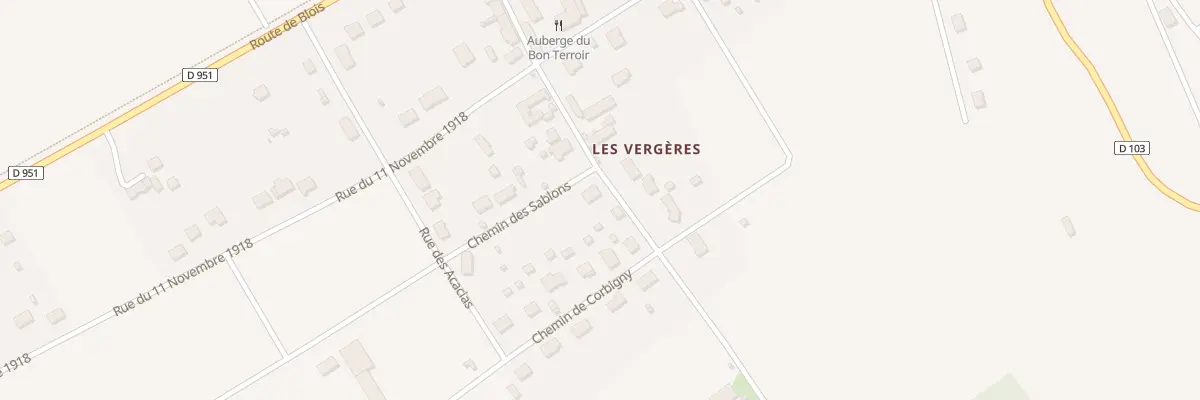 Plan du 22 Rue de la Chaumette à Muides-sur-Loire