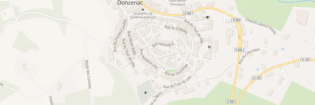 Plan du 1 Rue Jean Besse à Donzenac