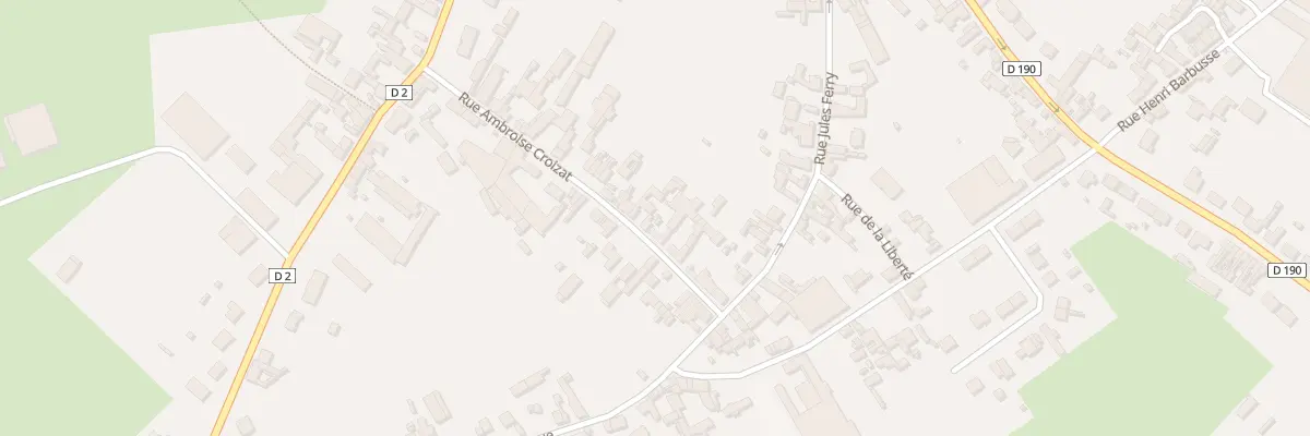 Plan du 43 Rue Ambroise Croizat à Dargnies