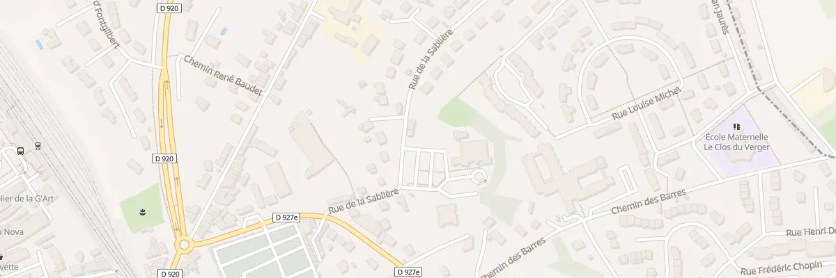 Plan du 10 Rue de la Sablière à Argenton-sur-Creuse