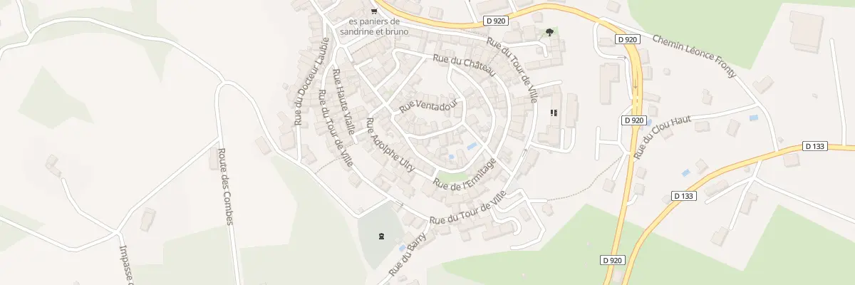 Plan du 6 Rue Jean Besse à Donzenac