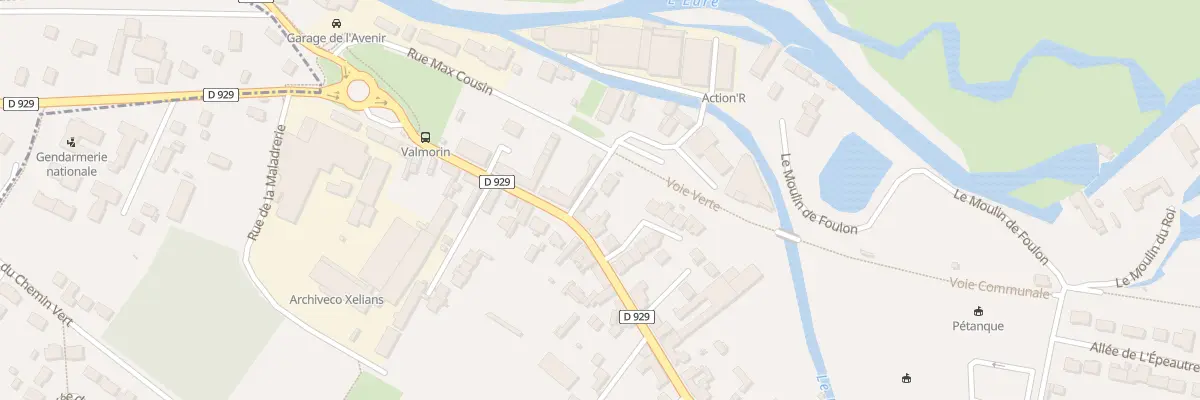 Plan du 44 Rue du Faubourg Valmorin à Nogent-le-Roi
