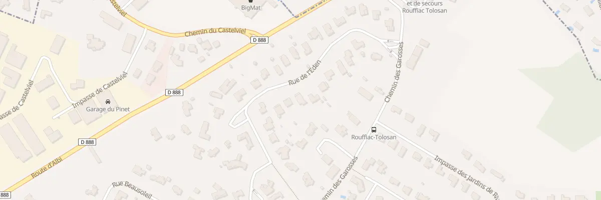 Plan du 13 Rue de l’Eden à Rouffiac-Tolosan