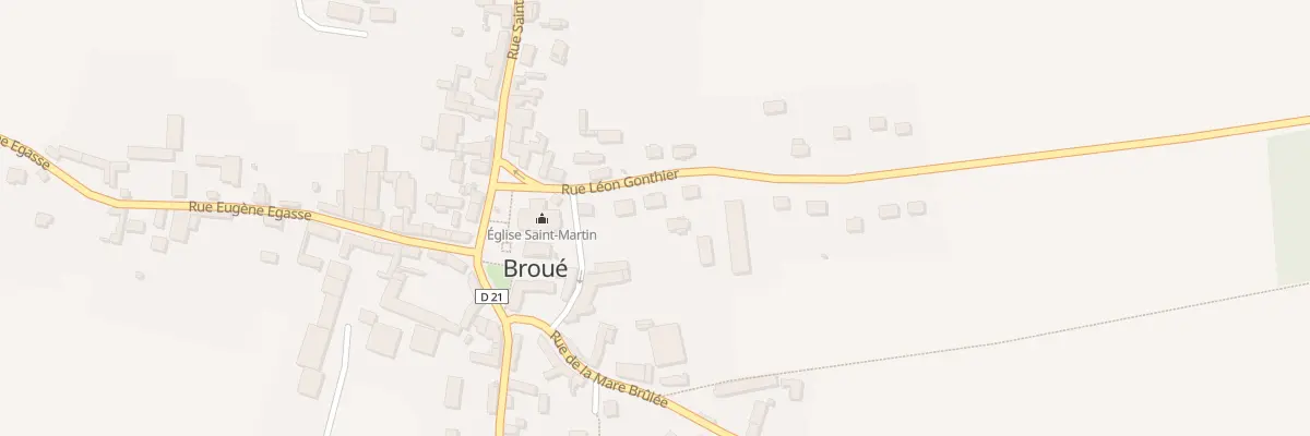Plan du 4 Rue Léon Gonthier à Broué