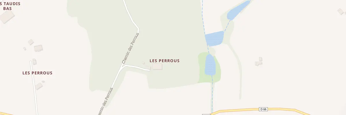 Plan du 295 Che des Perrous à Vaïssac