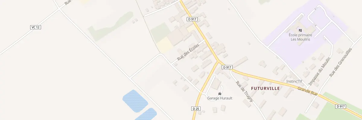 Plan du 2 Rue des Ecoles à Josnes