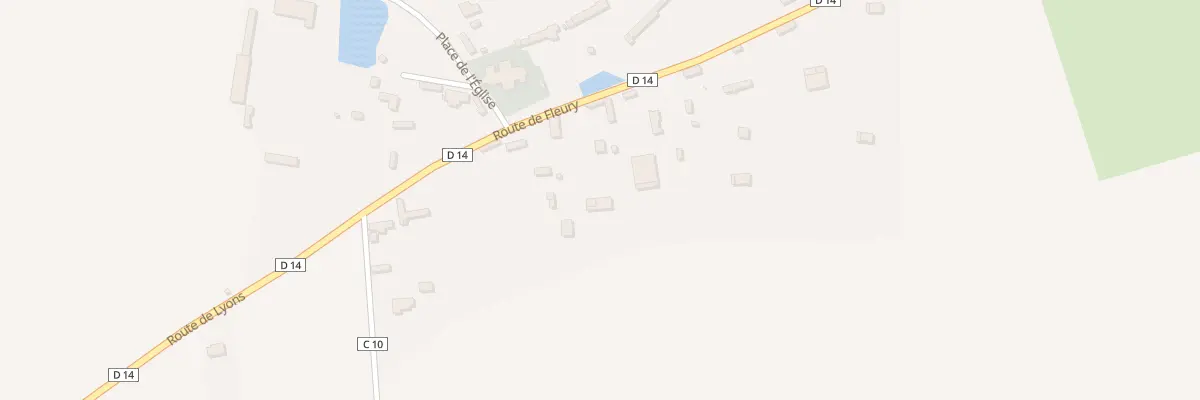 Plan du 8 Rte de Fleury à Beauficel-en-Lyons