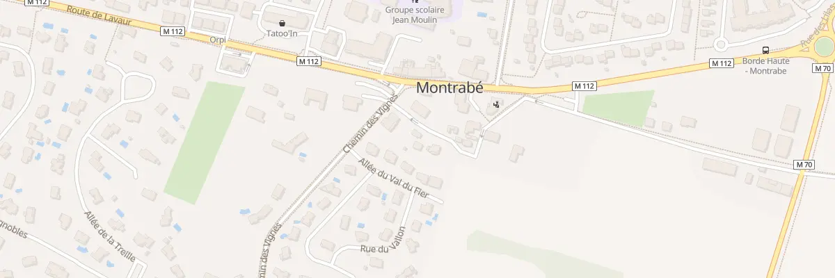 Plan du 10 Rue Antoine Jougla à Montrabé