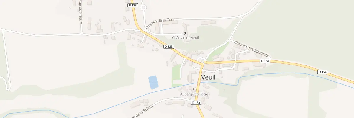 Plan du 4 Rue du Chateau à Veuil