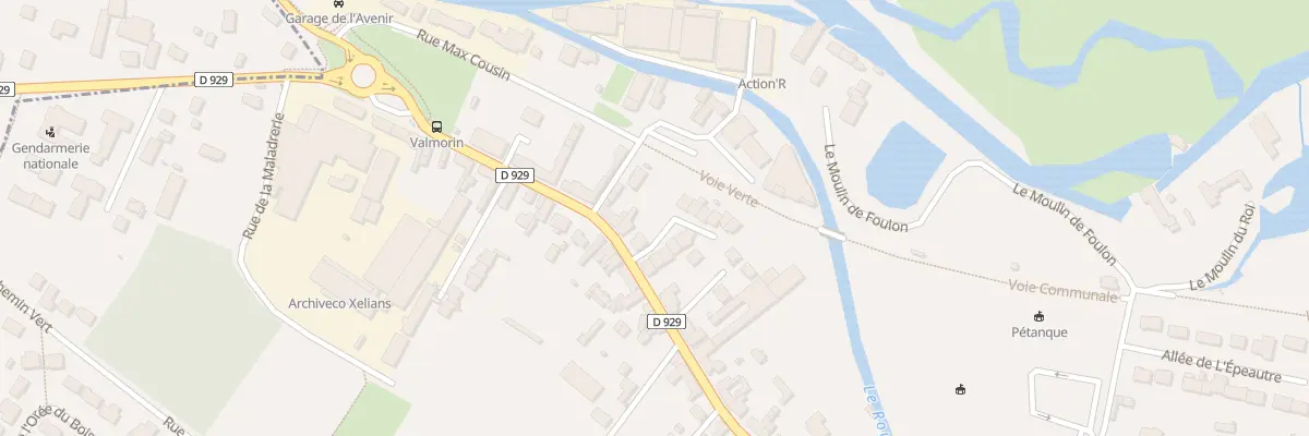 Plan du 40 Rue du Faubourg Valmorin à Nogent-le-Roi