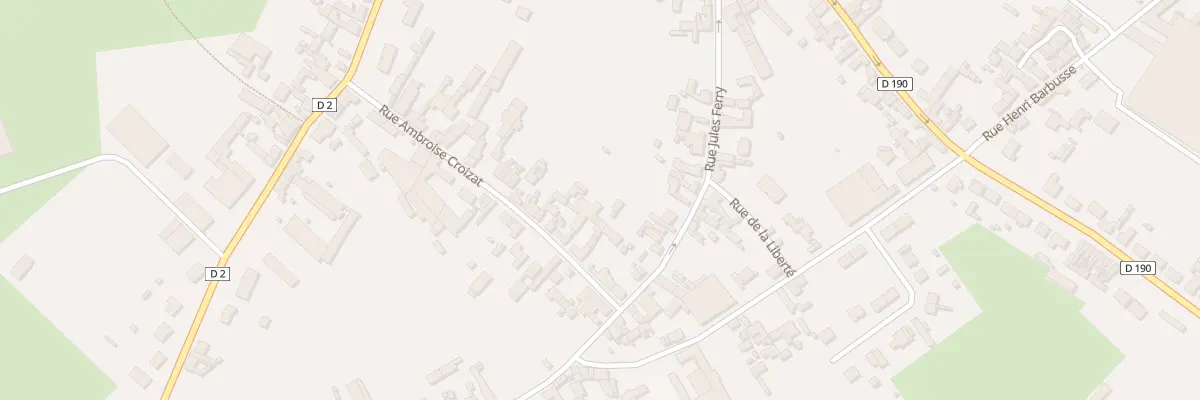 Plan du 47 Rue Ambroise Croizat à Dargnies