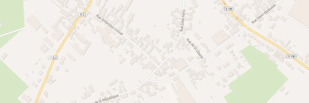 Plan du 51 Rue Ambroise Croizat à Dargnies