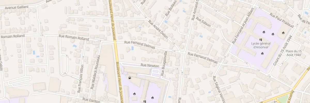 Plan du 41 Rue Fernand Delmas à Brive-la-Gaillarde