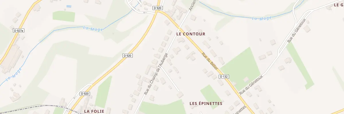Plan du 3 Rue du Champ de l’Auberge à Saint-Marcel