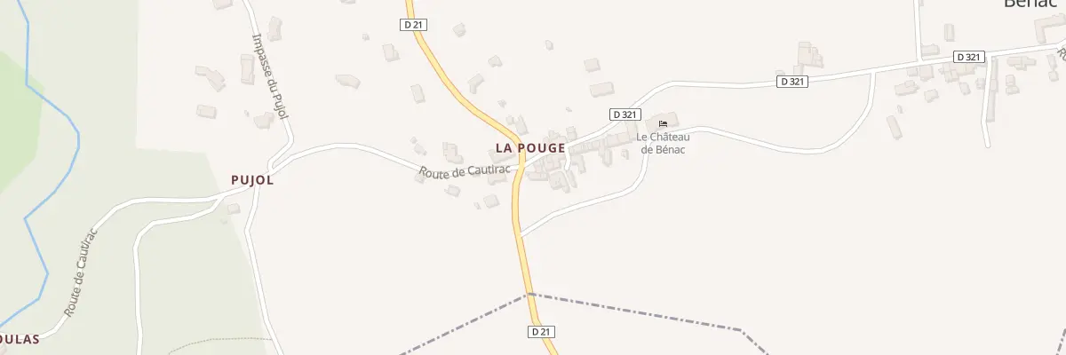 Plan du 10 Rte de Brassac à Bénac