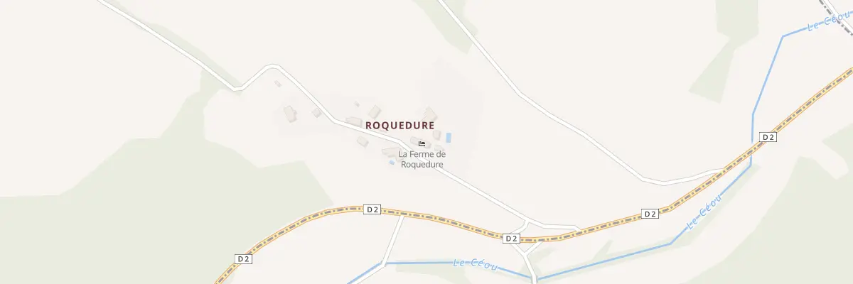 Plan du 5221 Roquedure à Montfaucon