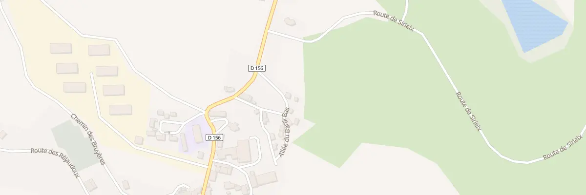 Plan du 1 All Du Barry-Bas à Saint-Bonnet-l’Enfantier