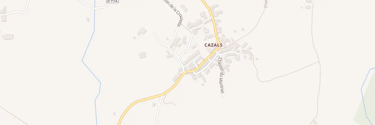 Plan du 191 Cazals à Brassac