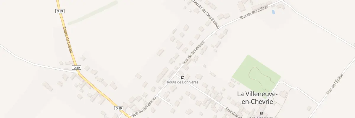 Plan du 21 Rue de Bonnières à La Villeneuve-en-Chevrie