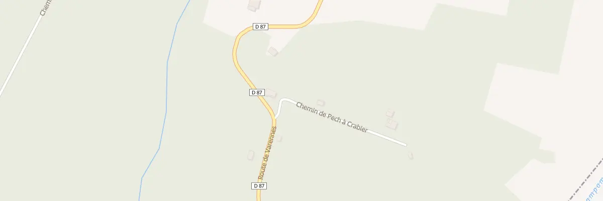 Plan du 97 Che de Pech A Crabier à Verlhac-Tescou