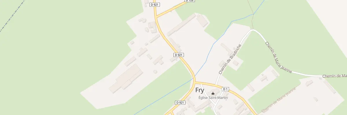 Plan du 5170 Fry à Fry
