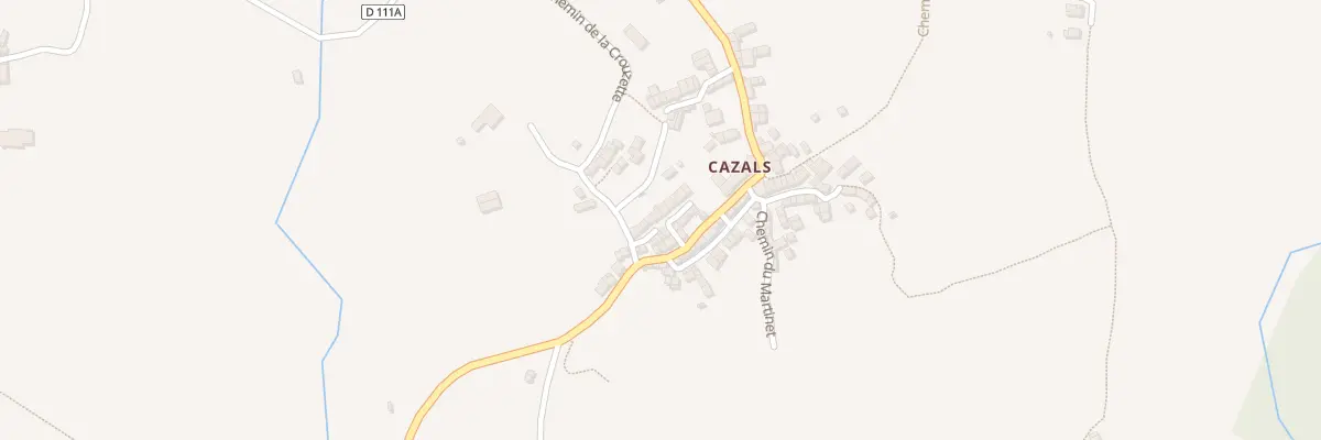 Plan du 195 Cazals à Brassac