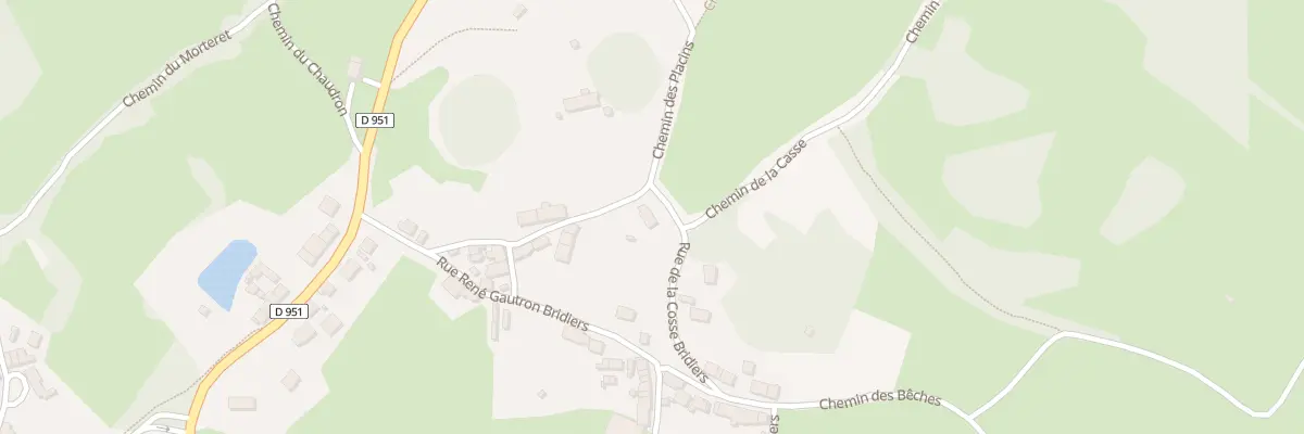 Plan du 5 Rue de la Cosse Bridiers à La Souterraine