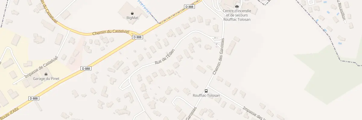 Plan du 7 Rue de l’Eden à Rouffiac-Tolosan