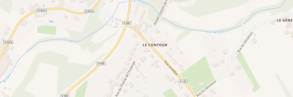 Plan du 1 Rue du Champ de l’Auberge à Saint-Marcel