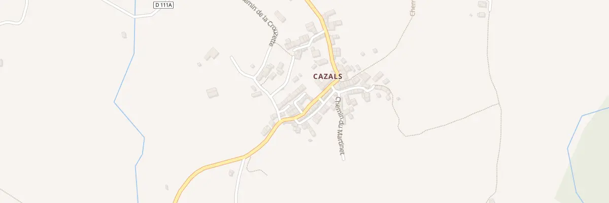 Plan du 183 Cazals à Brassac