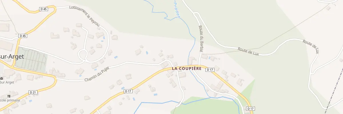 Plan du 281 Le Pujet à Serres-sur-Arget