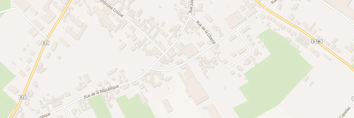 Plan du 8 Rue Voltaire à Dargnies