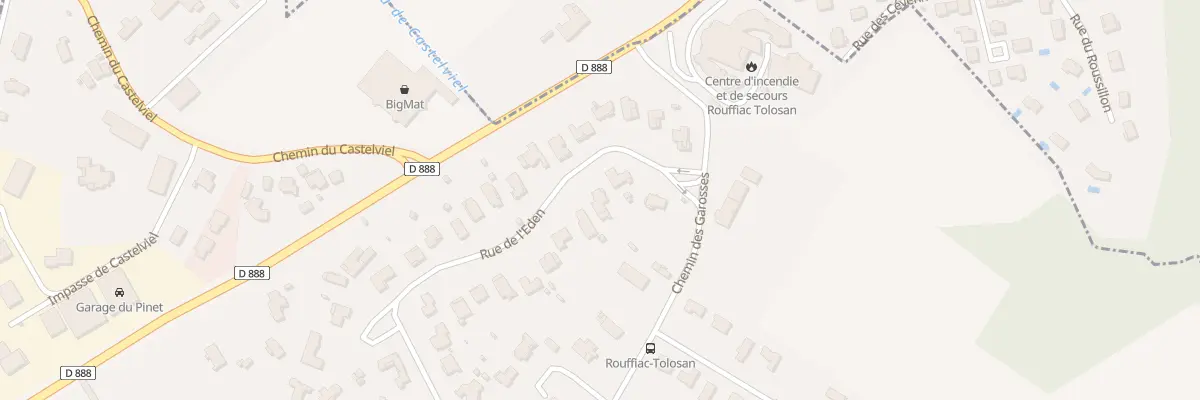 Plan du 3 Rue de l’Eden à Rouffiac-Tolosan