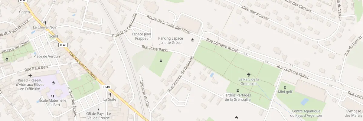 Plan du 17 Rue Simone de Beauvoir à Argenton-sur-Creuse