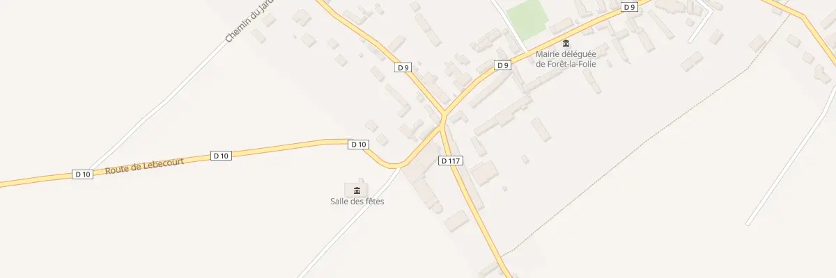 Plan du 2 Rte de Lebecourt à Vexin-sur-Epte