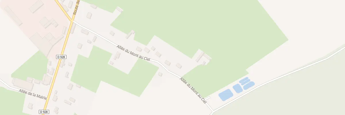 Plan du 13 All du Mont au Ciel à Callengeville