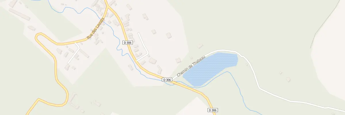 Plan du 1 Che du Thabeau à Bréchamps