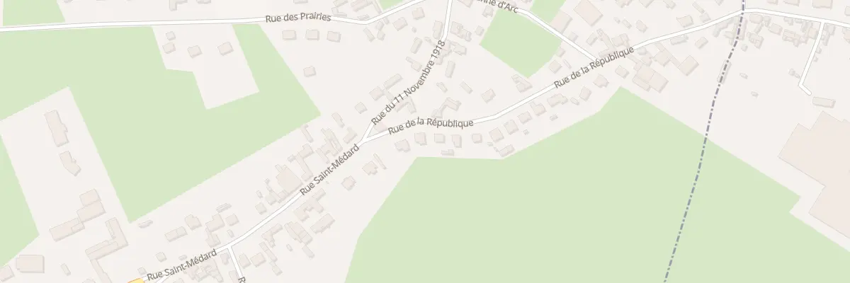 Plan du 6 Rue de la République à Yzengremer