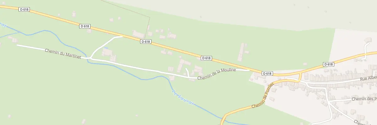 Plan du 257 Rte du Col de Port à Saurat